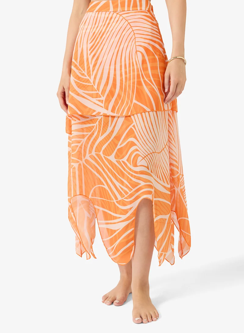 ELLA  Printed Bikini With Beach Skirt for Women | Best Price UAE